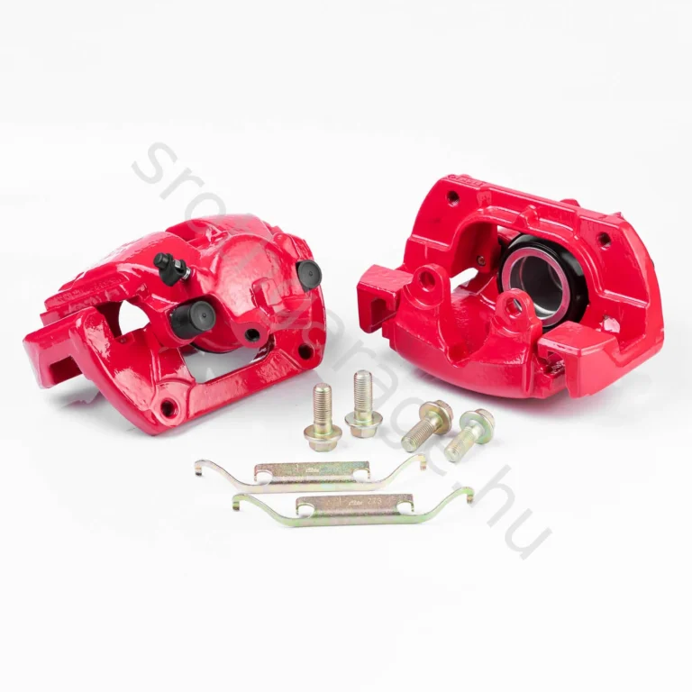 Féknyereg pár első tengely málnavörös RAL3027 E46330