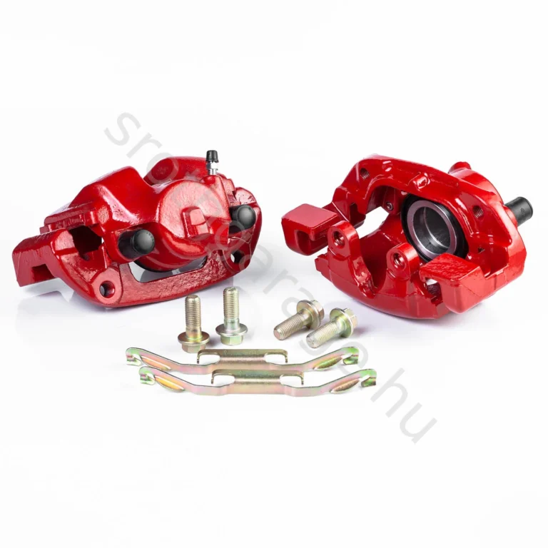 Féknyereg pár első tengely sötétpiros