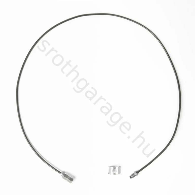 E46 Bal első fékcső ABS/ASC (593mm)