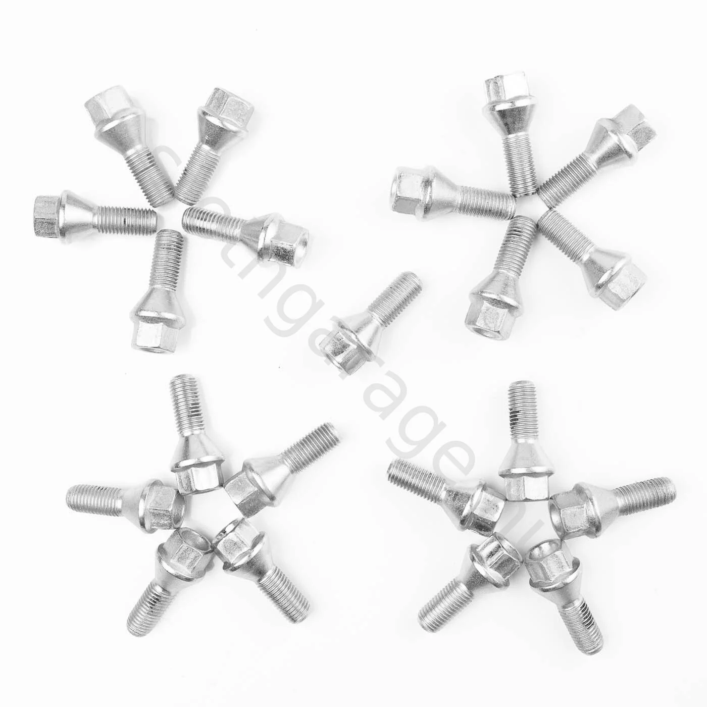 Kerékcsavar készlet E36 és E46 4x5+1 db ezüst